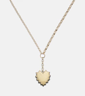 Oversized Love Token 18kt gold (750/1000) chain necklace | FoundRae