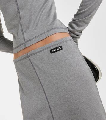 Midirock aus Seide | Miu Miu