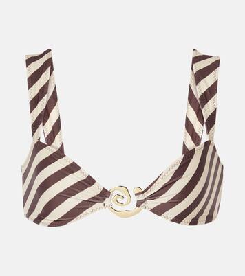 Haut de bikini Spiral rayé | Same