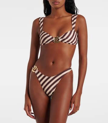 Haut de bikini Spiral rayé | Same