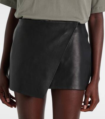 Wickelrock Cleo aus Leder | The Frankie Shop