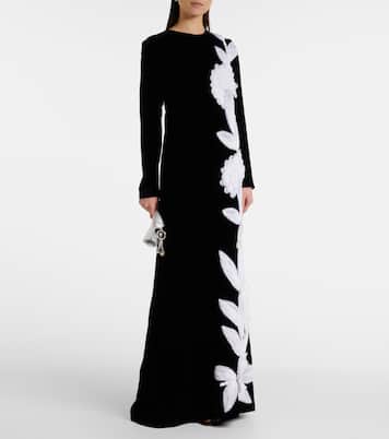 Robe aus Crêpe | Costarellos