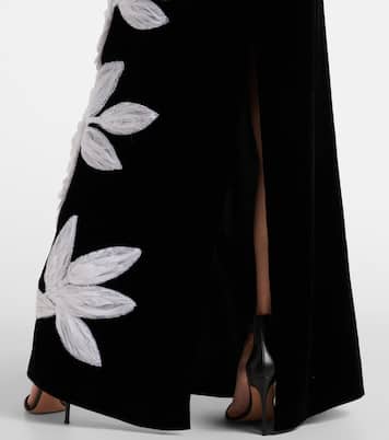 Robe aus Crêpe | Costarellos