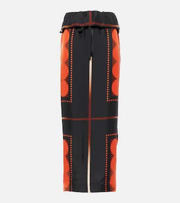 Bedruckter Maxirock Lilila aus Seide | Khaite