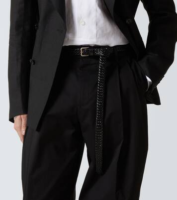 编结皮革腰带 | Dolce&Gabbana