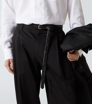 编结皮革腰带 | Dolce&Gabbana