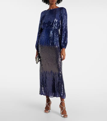 Midikleid Coco mit Pailletten | Rixo