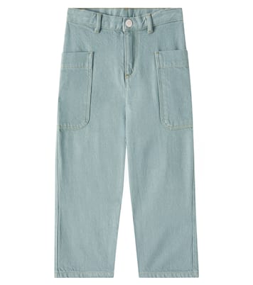 Looping wide-leg jeans | Bonpoint