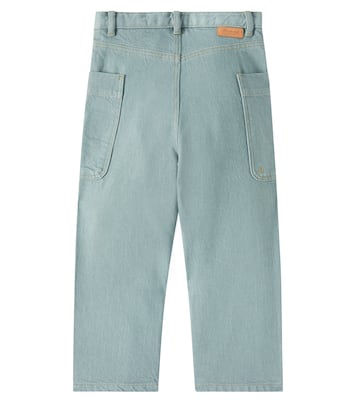 Looping wide-leg jeans | Bonpoint
