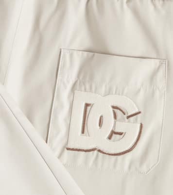 Cotton-blend gabardine shorts | Dolce&Gabbana Kids