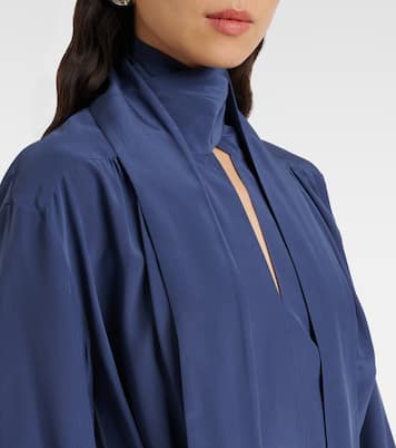 Robe midi Bolero en crêpe de soie | Joseph