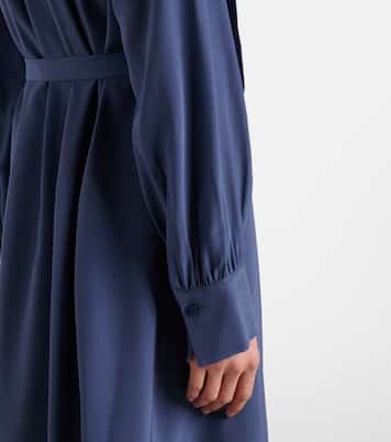 Robe midi Bolero en crêpe de soie | Joseph