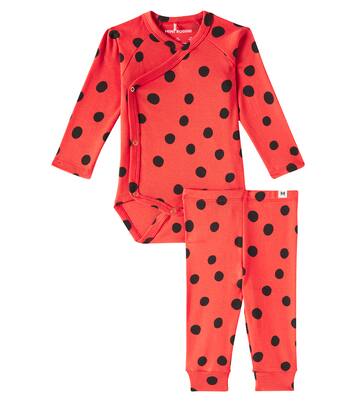 Baby Dots cotton body and pants set | Mini Rodini
