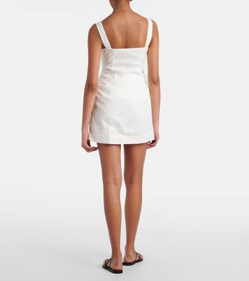 Robe Jessamine Tie en lin | SIR