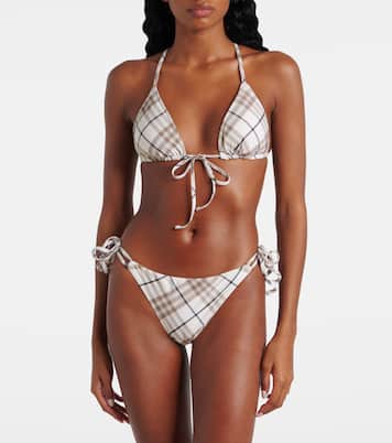 Braga de bikini con Burberry Check | Burberry
