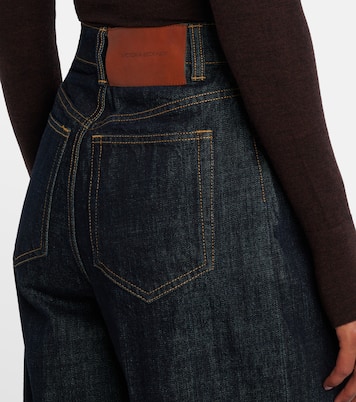 Jeans rectos de tiro alto | Victoria Beckham