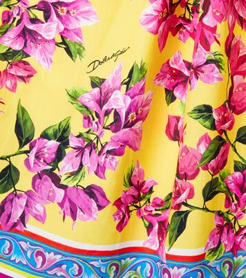 Taormina floral cotton dress | Dolce&Gabbana Kids