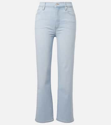 Jean droit Le Sleek à taille haute | Frame