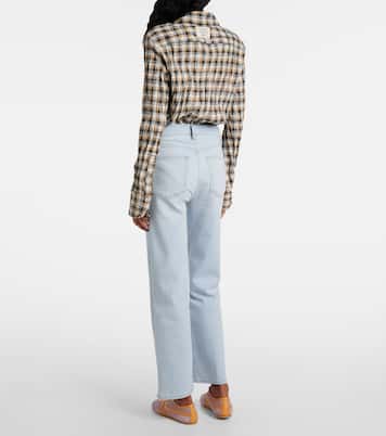 Jean droit Le Sleek à taille haute | Frame