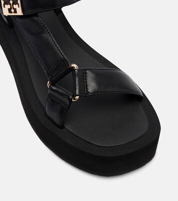 Plateausandalen Mellow aus Leder | Tory Burch
