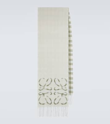 Écharpe Anagram en soie et cachemire | Loewe