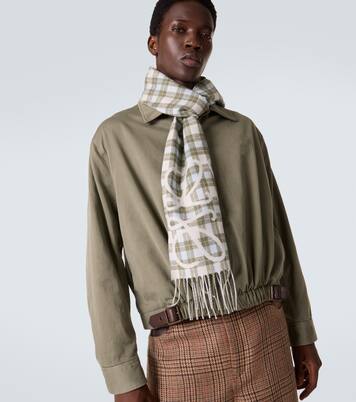 Écharpe Anagram en soie et cachemire | Loewe