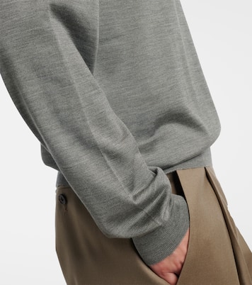 Liwen silk turtleneck top | The Row