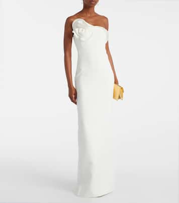 Robe longue de mariée en crêpe | Roland Mouret