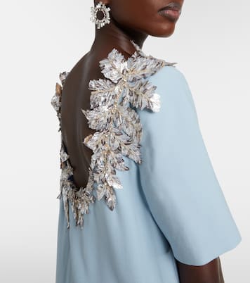 Robe Fern mit Pailletten | Oscar de la Renta