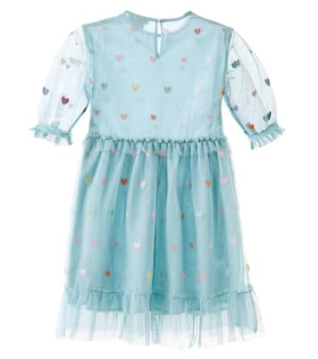 Robe brodée en tulle | Stella McCartney Kids