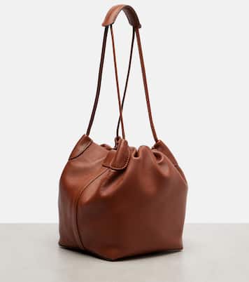 Bucket-Bag Bale Softy Small aus Leder | Loro Piana