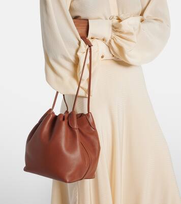 Bucket-Bag Bale Softy Small aus Leder | Loro Piana