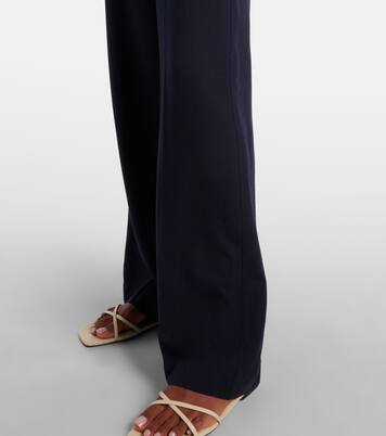 High-rise wide-leg pants | Toteme