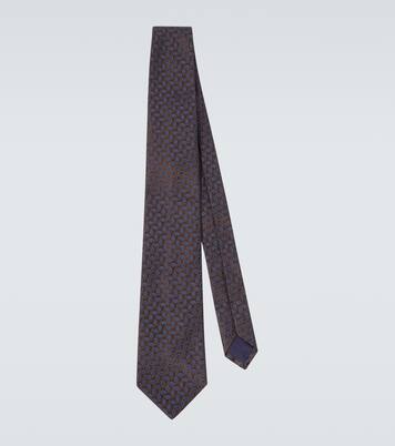 Krawatte aus Seiden-Jacquard | Charvet