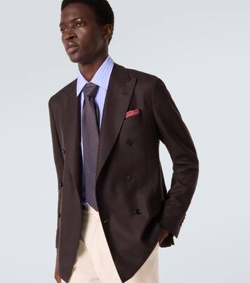 Krawatte aus Seiden-Jacquard | Charvet