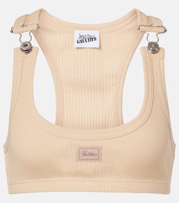 Bralette aus Rippstrick | Jean Paul Gaultier