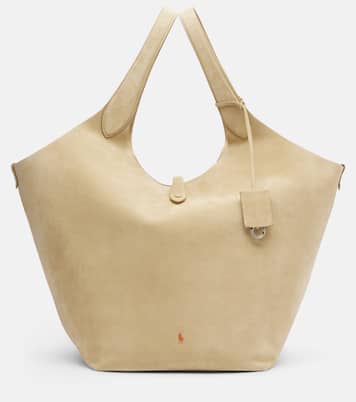 Polo Play Large suede tote bag | Polo Ralph Lauren