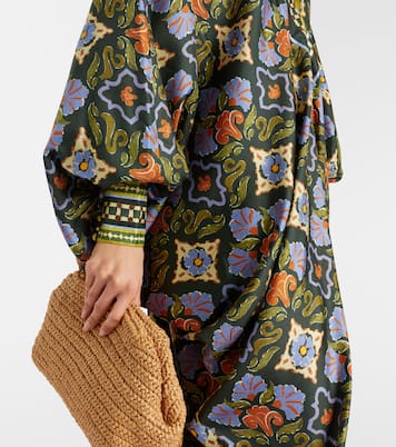 Cece floral silk kaftan | Alémais