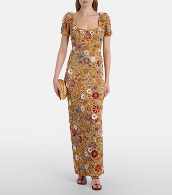 Verzierte Robe Francesca | Rachel Gilbert