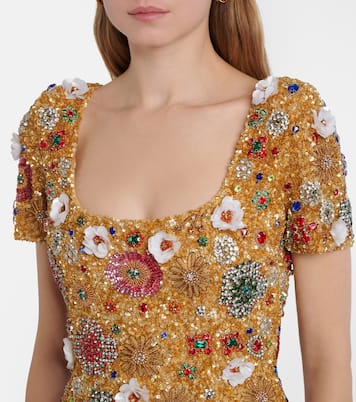 Verzierte Robe Francesca | Rachel Gilbert