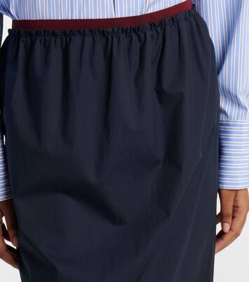 Cotton midi skirt | Plan C