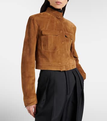 Cropped-Jacke aus Veloursleder | Tom Ford