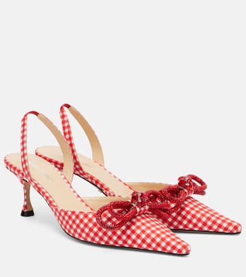 Slingback-Pumps Double Bow | Mach & Mach