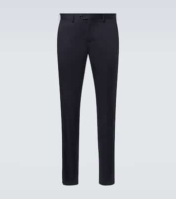 Mid-rise cotton slim pants | Lardini