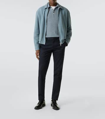 Mid-rise cotton slim pants | Lardini