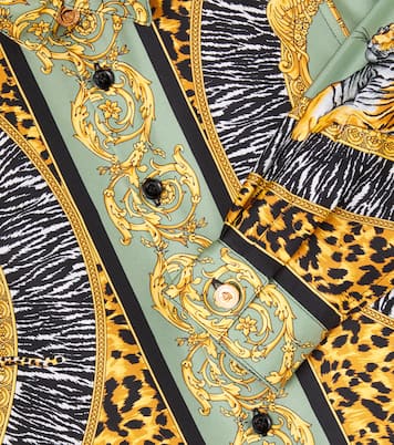 Wild Cats silk shirt | Versace Kids