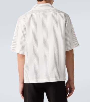 Hemd Textured Striped aus Baumwolle | Commas