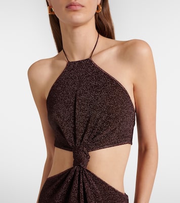 Lumière cutout halterneck maxi dress | Oséree