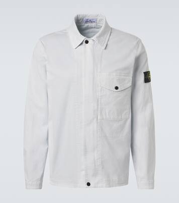 Compass cotton canvas overshirt | Stone Island