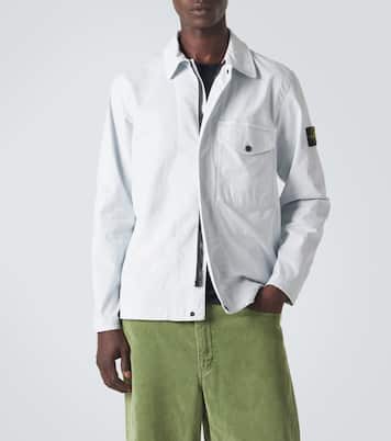 Compass cotton canvas overshirt | Stone Island